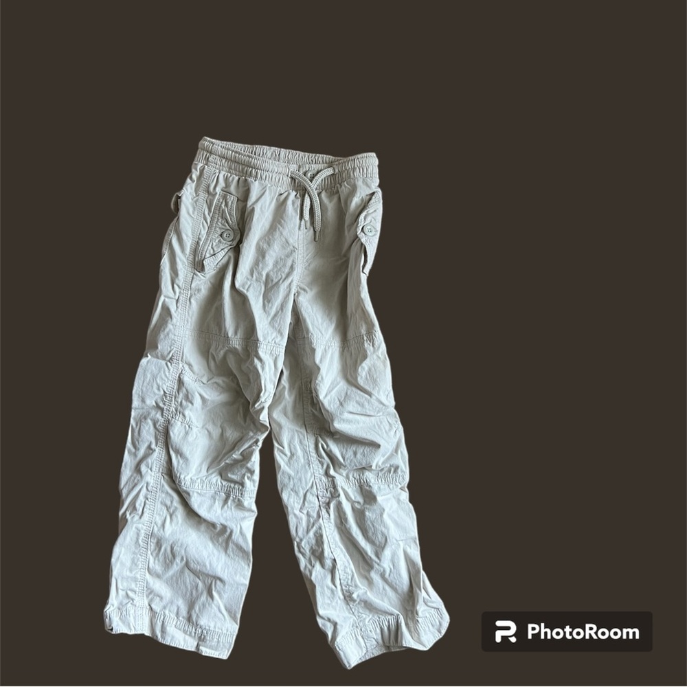 ⚪️GAP KIDS: Boy’s size S, khaki cargo lightweight pants w/pockets, preowned⚪️
